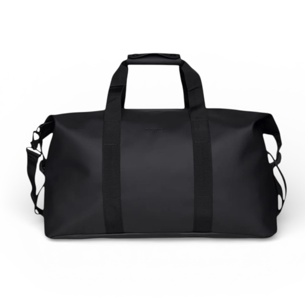 RAINS Hilo Weekend Bag NWT Black W3 9.5 Gallon Capacity - Picture 2 of 8